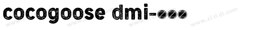 cocogoose dmi字体转换